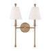 Crystorama Riverdale Two Light Wall Sconce