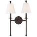 Crystorama Riverdale Two Light Wall Sconce