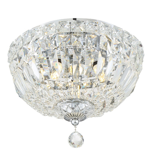 Crystorama Roslyn Three Light Flush Mount