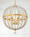 Crystorama Roxy Six Light Chandelier