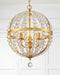 Crystorama Roxy Three Light Chandelier