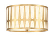 Crystorama Royston Three Light Flush Mount