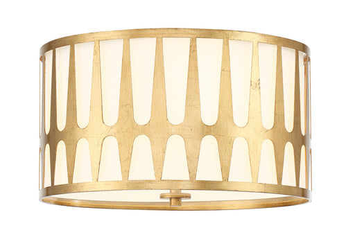 Crystorama Royston Three Light Flush Mount