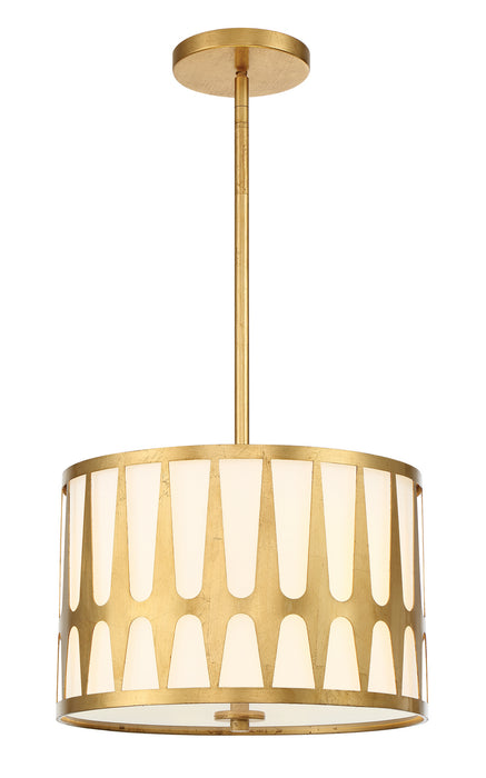 Crystorama Royston Three Light Pendant