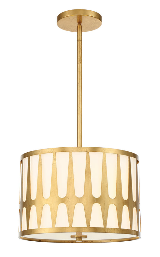 Crystorama Royston Three Light Pendant