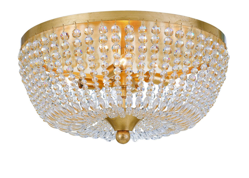 Crystorama Rylee Four Light Flush Mount