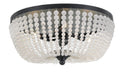 Crystorama Rylee Four Light Flush Mount