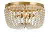 Crystorama Rylee Three Light Flush Mount