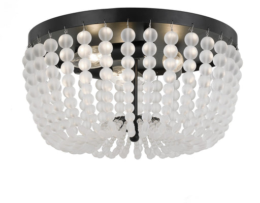 Crystorama Rylee Three Light Flush Mount