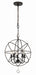 Crystorama Solaris Five Light Mini Chandelier