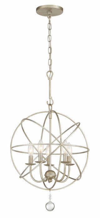 Crystorama Solaris Five Light Mini Chandelier