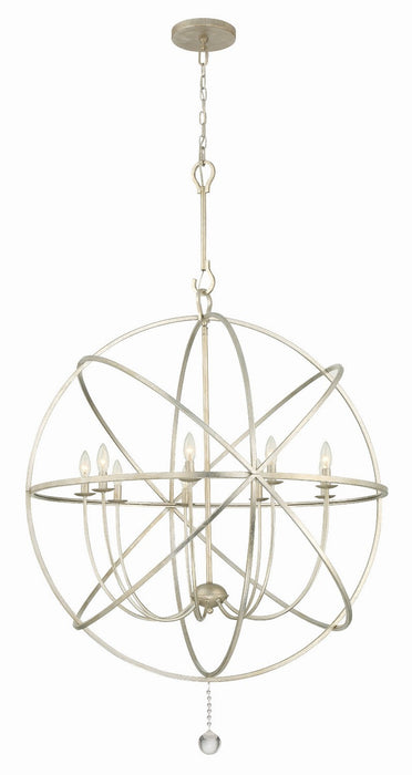 Crystorama Solaris Nine Light Chandelier