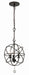 Crystorama Solaris Three Light Mini Chandelier