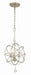 Crystorama Solaris Three Light Mini Chandelier