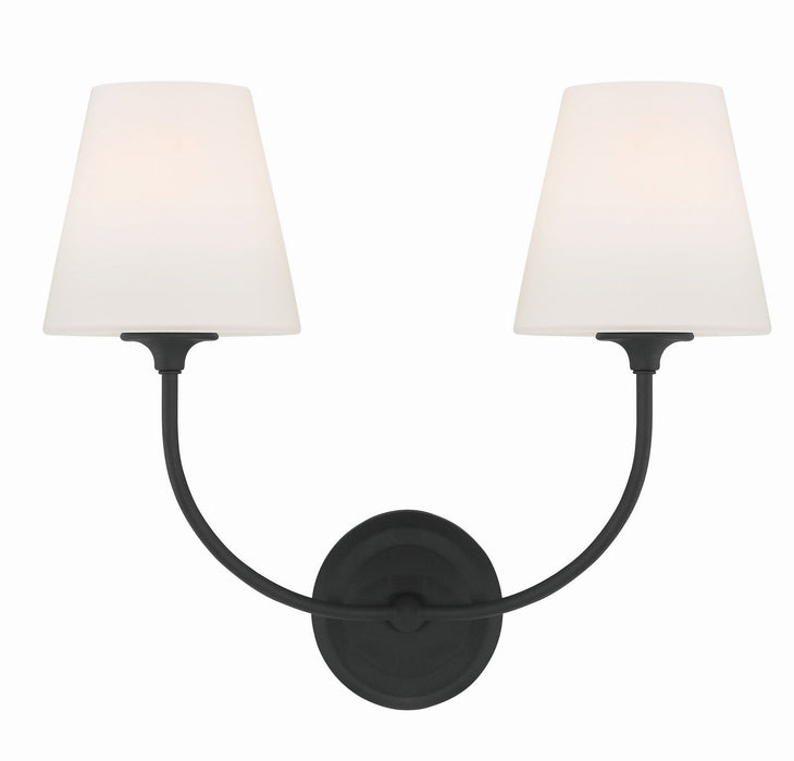 Crystorama Sylvan Two Light Wall Sconce