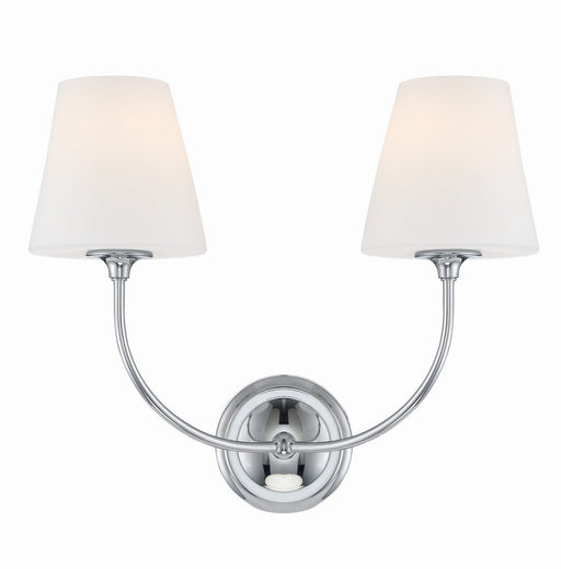 Crystorama Sylvan Two Light Wall Sconce