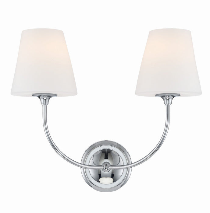 Crystorama Sylvan Two Light Wall Sconce