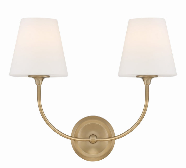Crystorama Sylvan Two Light Wall Sconce