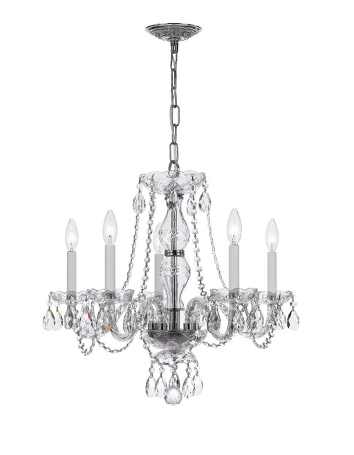 Crystorama Traditional Crystal Five Light Chandelier