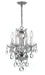 Crystorama Traditional Crystal Four Light Mini Chandelier