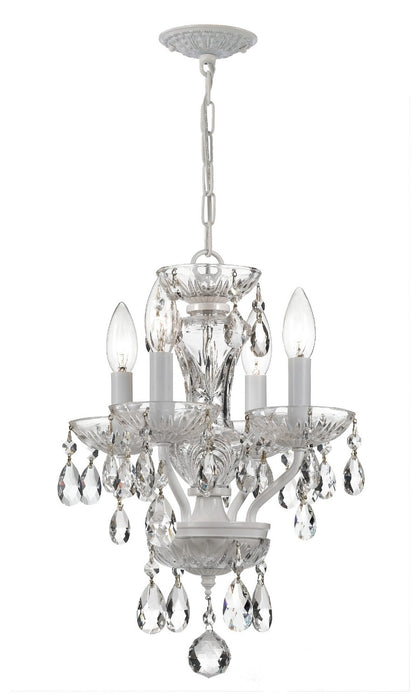 Crystorama Traditional Crystal Four Light Mini Chandelier