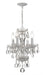 Crystorama Traditional Crystal Four Light Mini Chandelier