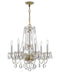 Crystorama Traditional Crystal Six Light Chandelier