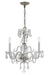 Crystorama Traditional Crystal Three Light Mini Chandelier