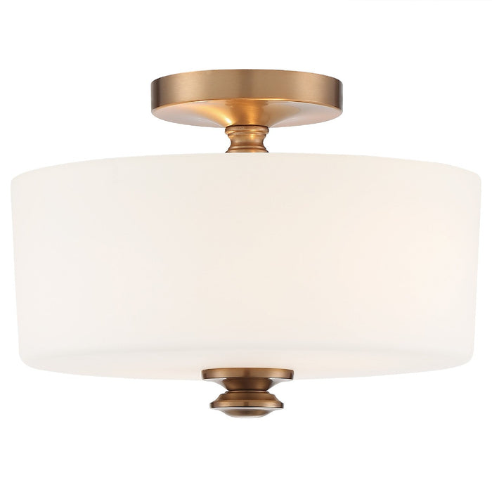 Crystorama Travis Two Light Semi Flush Mount