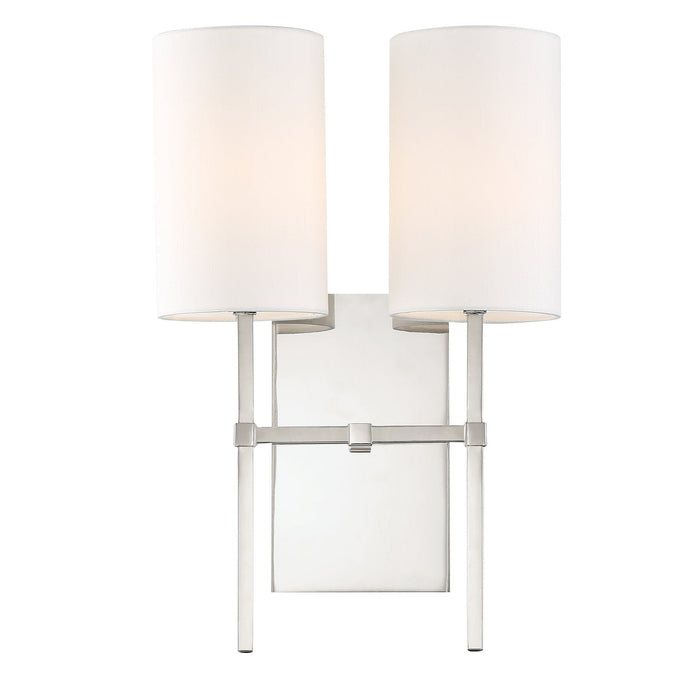 Crystorama Veronica Two Light Wall Sconce
