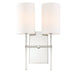 Crystorama Veronica Two Light Wall Sconce