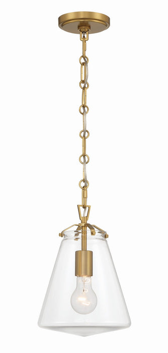 Crystorama Voss One Light Mini Pendant