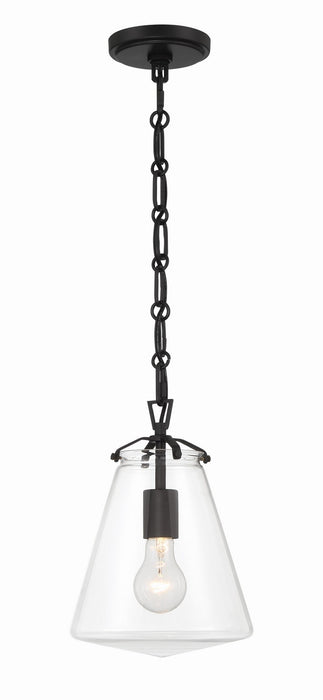 Crystorama Voss One Light Mini Pendant