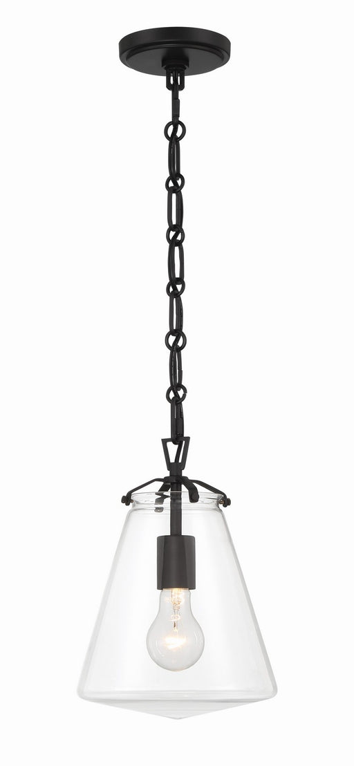 Crystorama Voss One Light Mini Pendant