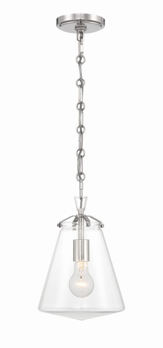 Crystorama Voss One Light Mini Pendant