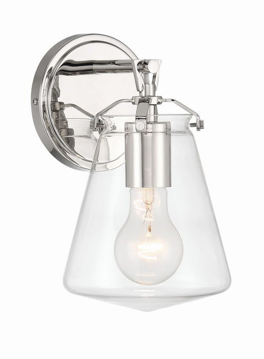 Crystorama Voss One Light Wall Sconce
