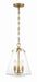 Crystorama Voss Three Light Mini Chandelier