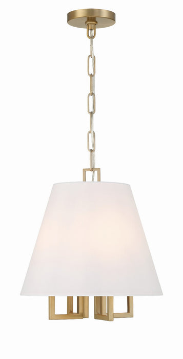 Crystorama Westwood Four Light Mini Chandelier