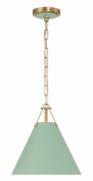 Crystorama Xavier One Light Mini Pendant