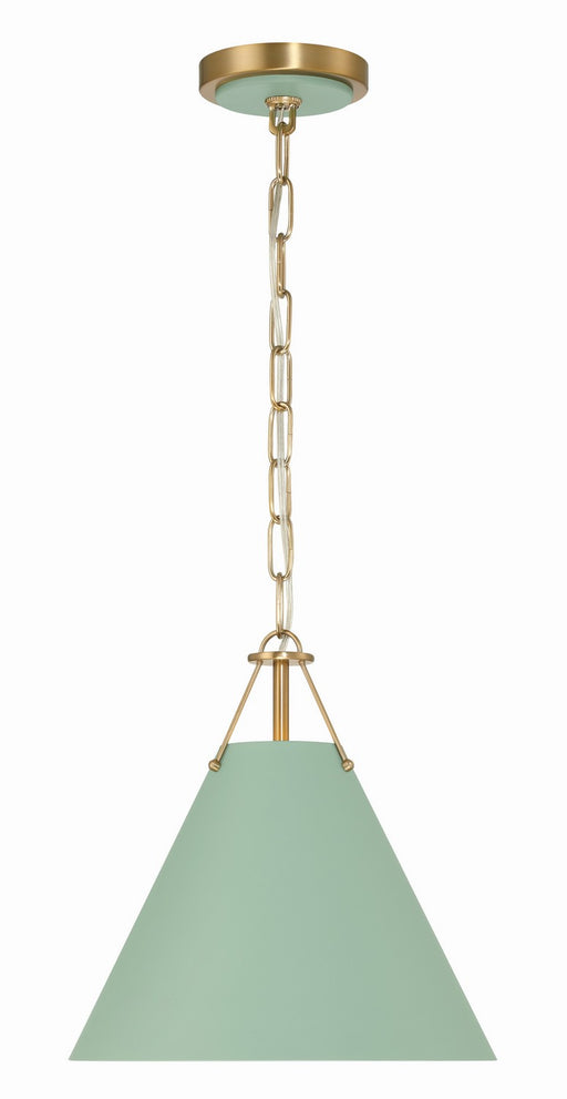 Crystorama Xavier One Light Mini Pendant