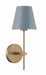 Crystorama Xavier One Light Wall Sconce