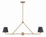 Crystorama Xavier Two Light Chandelier