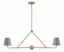 Crystorama Xavier Two Light Chandelier