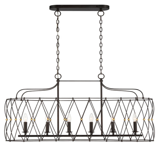 Crystorama Zucca Six Light Chandelier