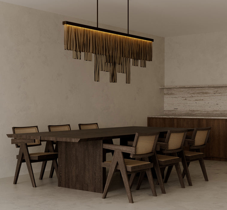 Cascata Long Linear Chandelier