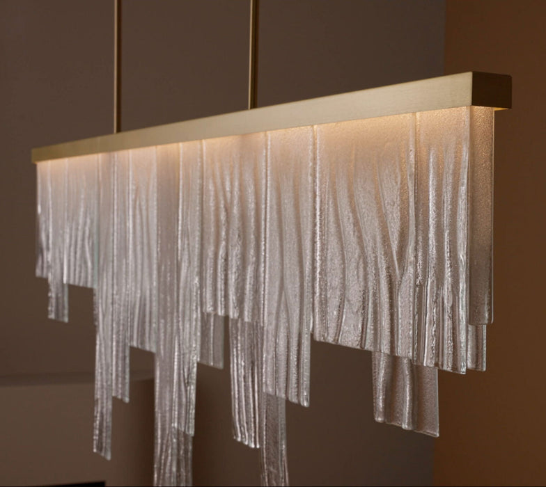 Cascata Long Linear Chandelier