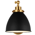 Load image into Gallery viewer, Wellfleet Single Arm Dome Task Sconce

