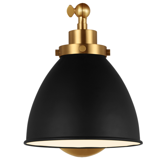 Wellfleet Single Arm Dome Task Sconce