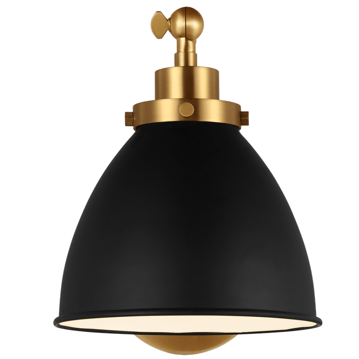 Wellfleet Single Arm Dome Task Sconce by Visual Comfort Studio
