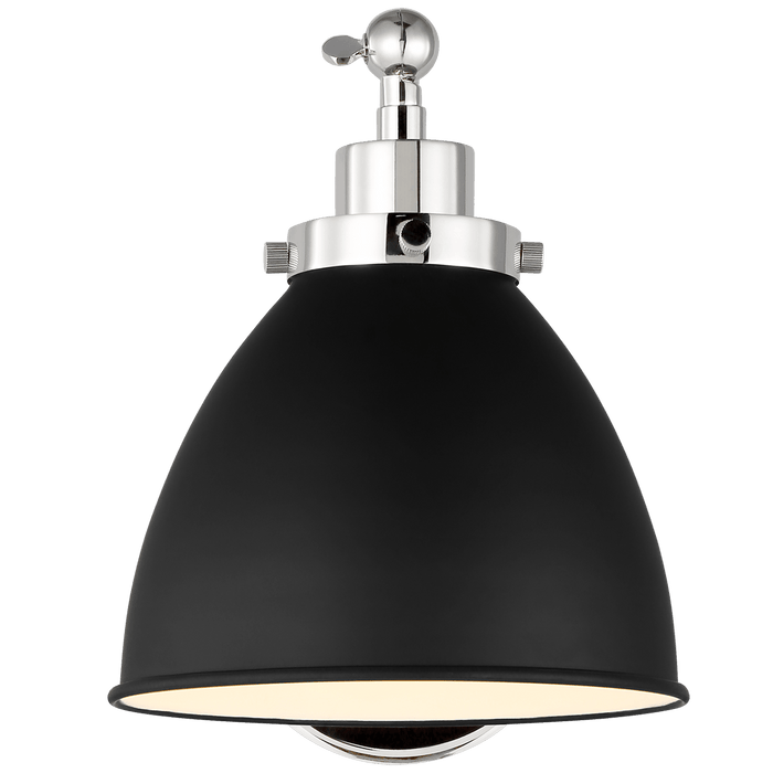 Wellfleet Single Arm Dome Task Sconce by Visual Comfort Studio